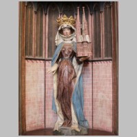 Marburg Elisabethkirche, Franz. Madonna, photo Wikiwal , Wikipedia.jpg